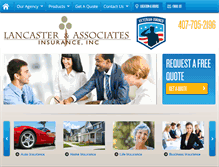 Tablet Screenshot of lancaster-agency.com
